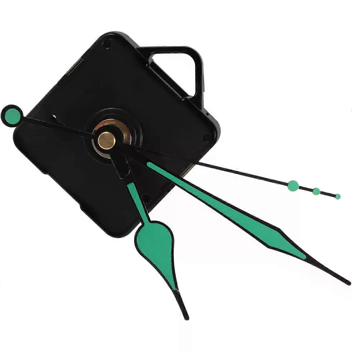 Quartz Clock Movement Set with Silent Operation and Glow Hands
