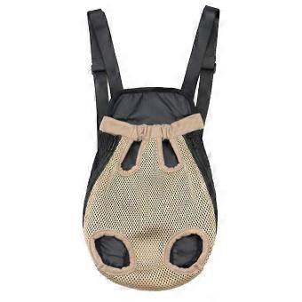 R10 Pet Carrier Backpack Adjustable Front Cat Dog Legs Tail Out Chest Travel Bag