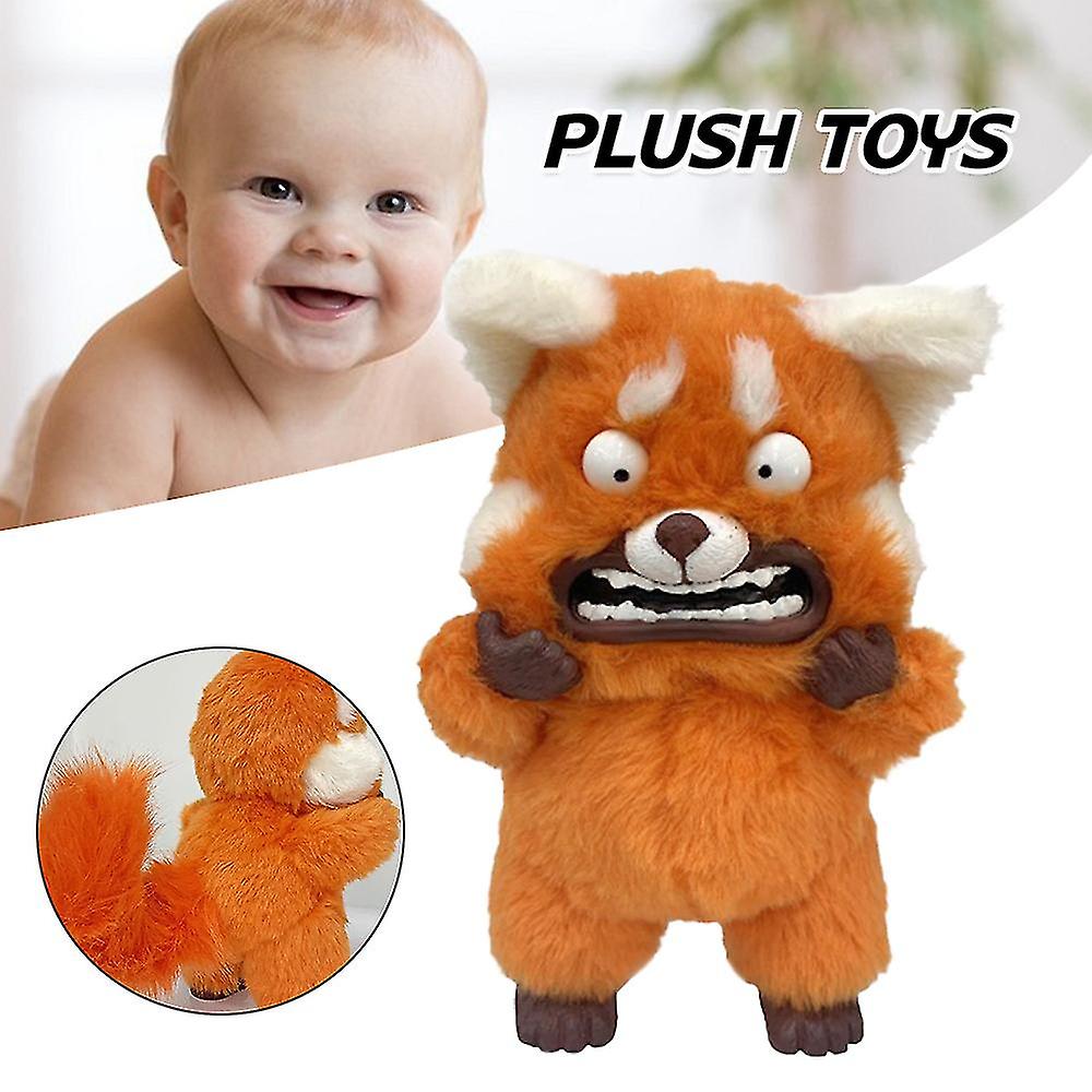 Adorable Dessin Anim Tournant Rouge Peluche Poup e Peluche Peluche 