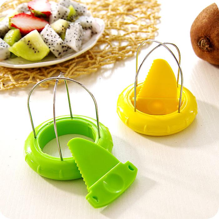 3 Pieces Kiwi Fruit Slicer Peeler Slicer Kiwi Fruit Spoon Knife with Plastic Cutter 3in1 Functions Easy to Handle Peel Divider Tools Portable for Frui