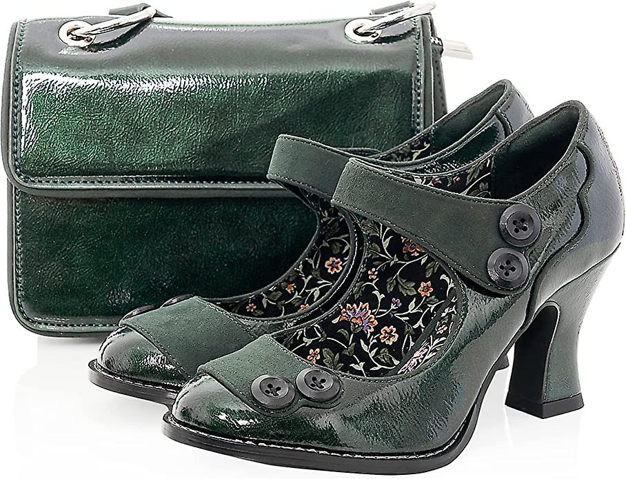 Ruby Shoo Penny Mid Heel Bar Shoe & Matching Colombo Bag