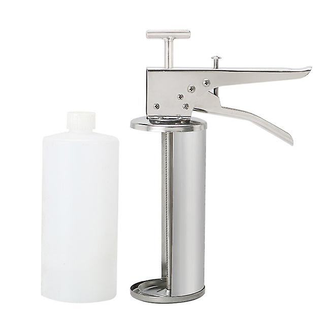 mickcara Edelstahl Burger Sauce Pistole Salat Dressing Spender 10g 20g Hamburger Marmelade Füller Flasche Squeezer Burger Shop Equipment Anzug