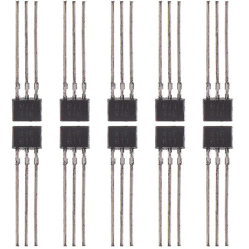 10pcs 41f/0h41/sh41/ss41f/s41 Bipolar Hall Element Sensor To-92ua Printing 41f