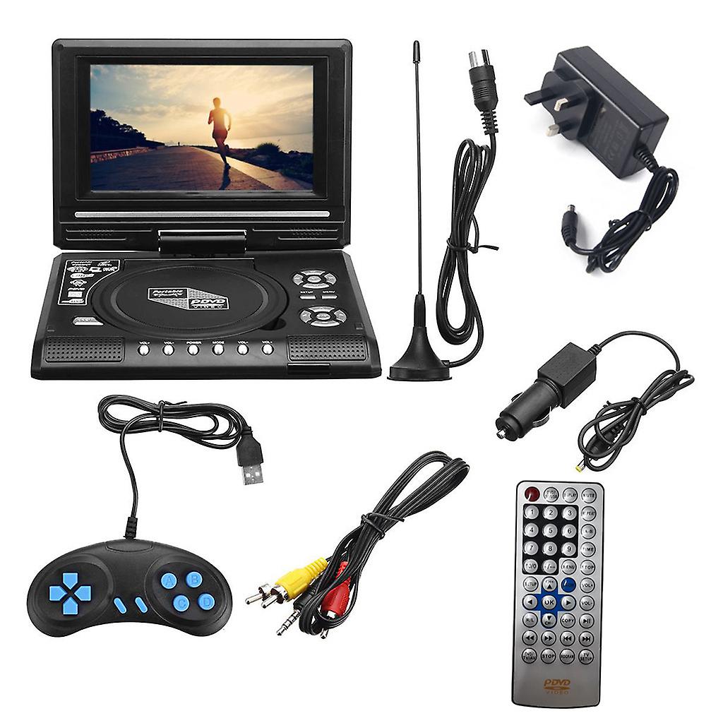 Portable Media Player Support USB/SD Card for w/ Remote Controller Game Pad for