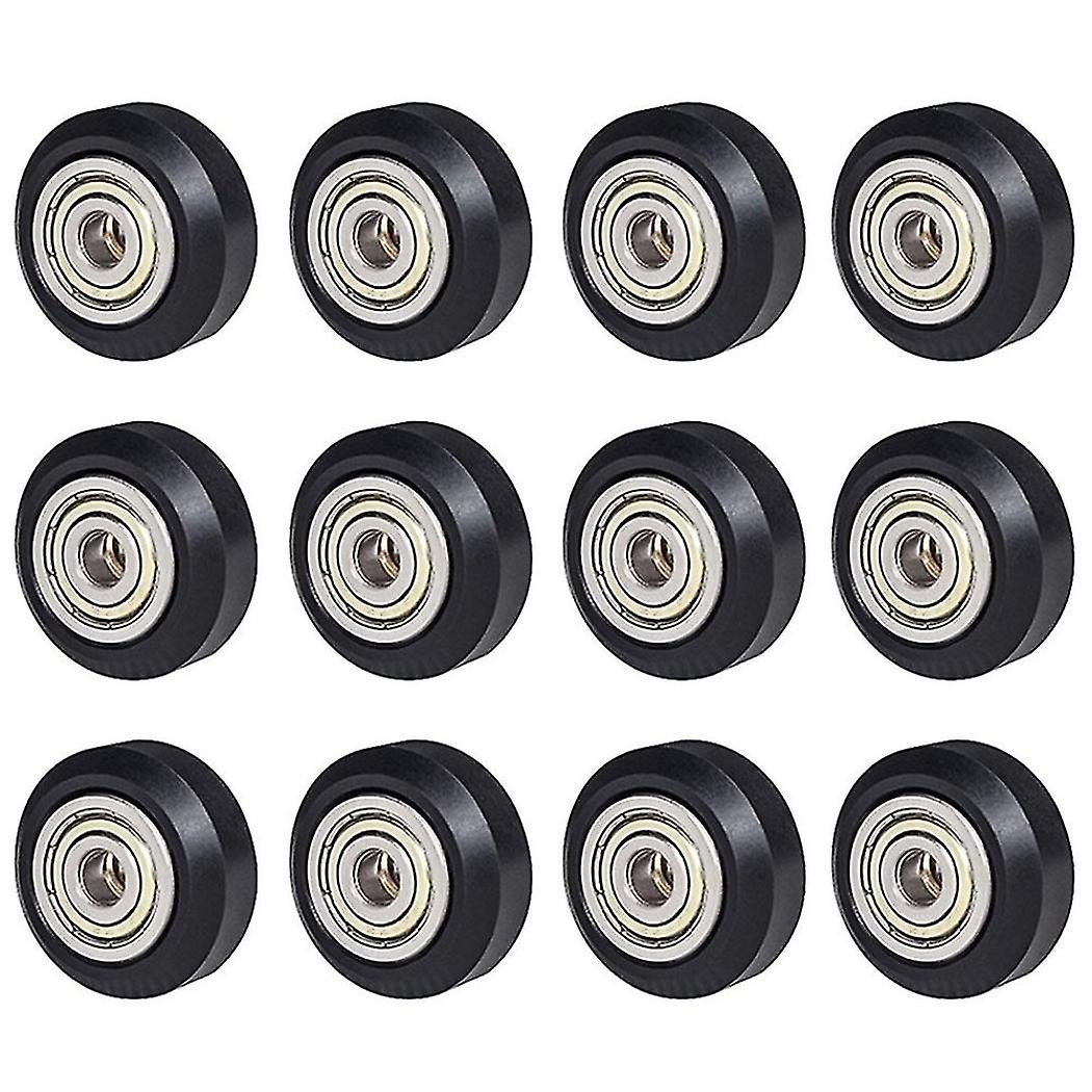 3d Printer Rubber-coated Pulley 625zz Plastic-coated Wheel Nylon Arc Wheel