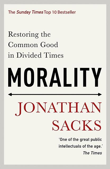 Morality by Jonathan Sacks Paperback