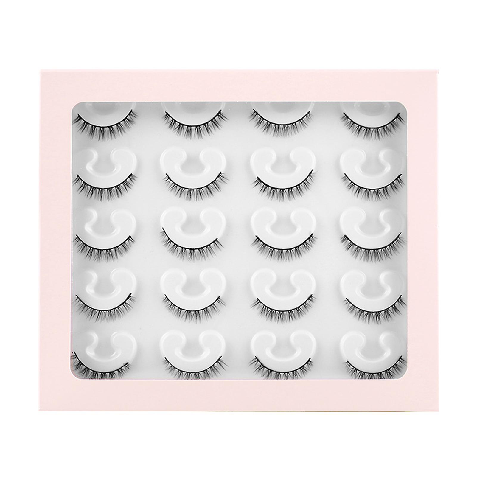 10 Pairs Simulation False Eyelashes Multilayered Bushy Curling Up Lashes