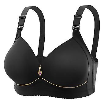 Women's Full Coverage Bras Padded Lift Push Up Bra With Rhinestones Decor Exercise And Offers Back Support