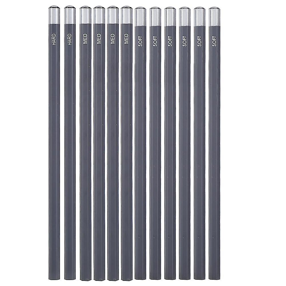 12 Pcs Wooden Sketch Pencils Set Soft/Medium/Hard for Painting Drawing Stationery Art Supplies