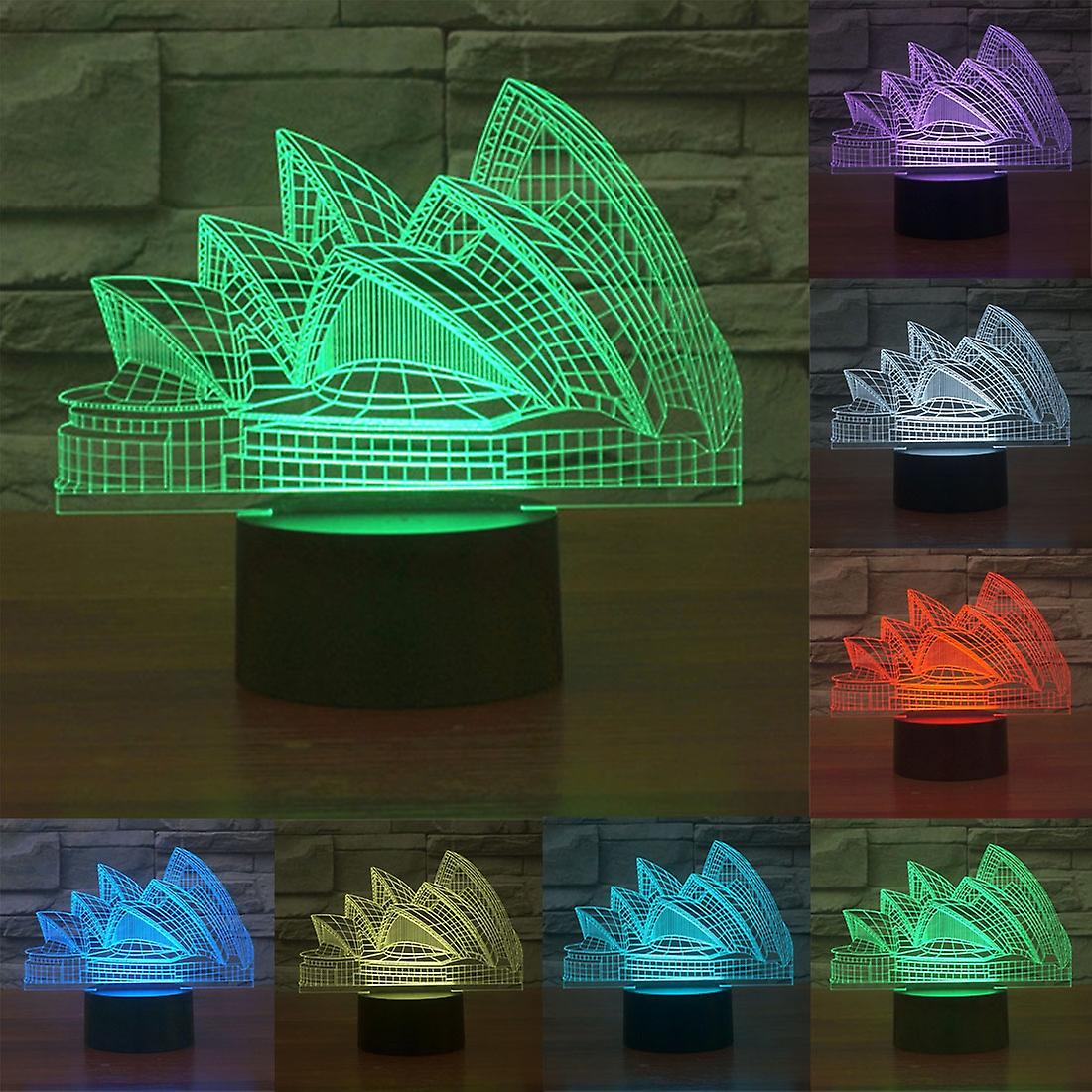 7-Colors 3D Acrylic LED Night Light