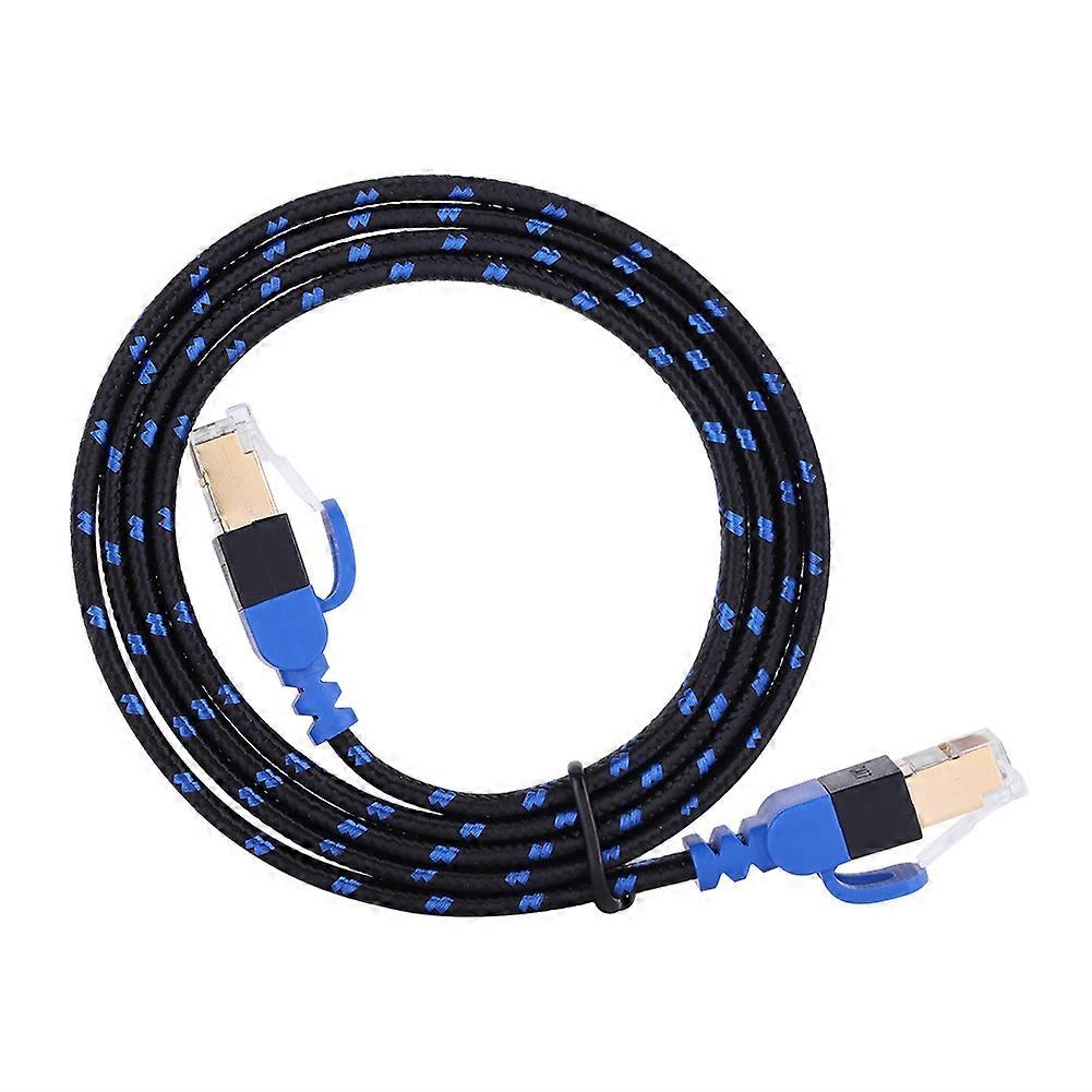 Cat7 Ethernet Cable Flat Network Lan RJ45 Patch Cord Cable (1 m)