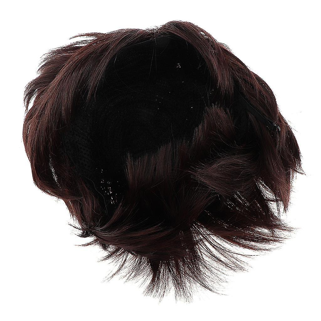 Peluca corta sintética resistente al calor Peluca recta de corte pixie para mujer