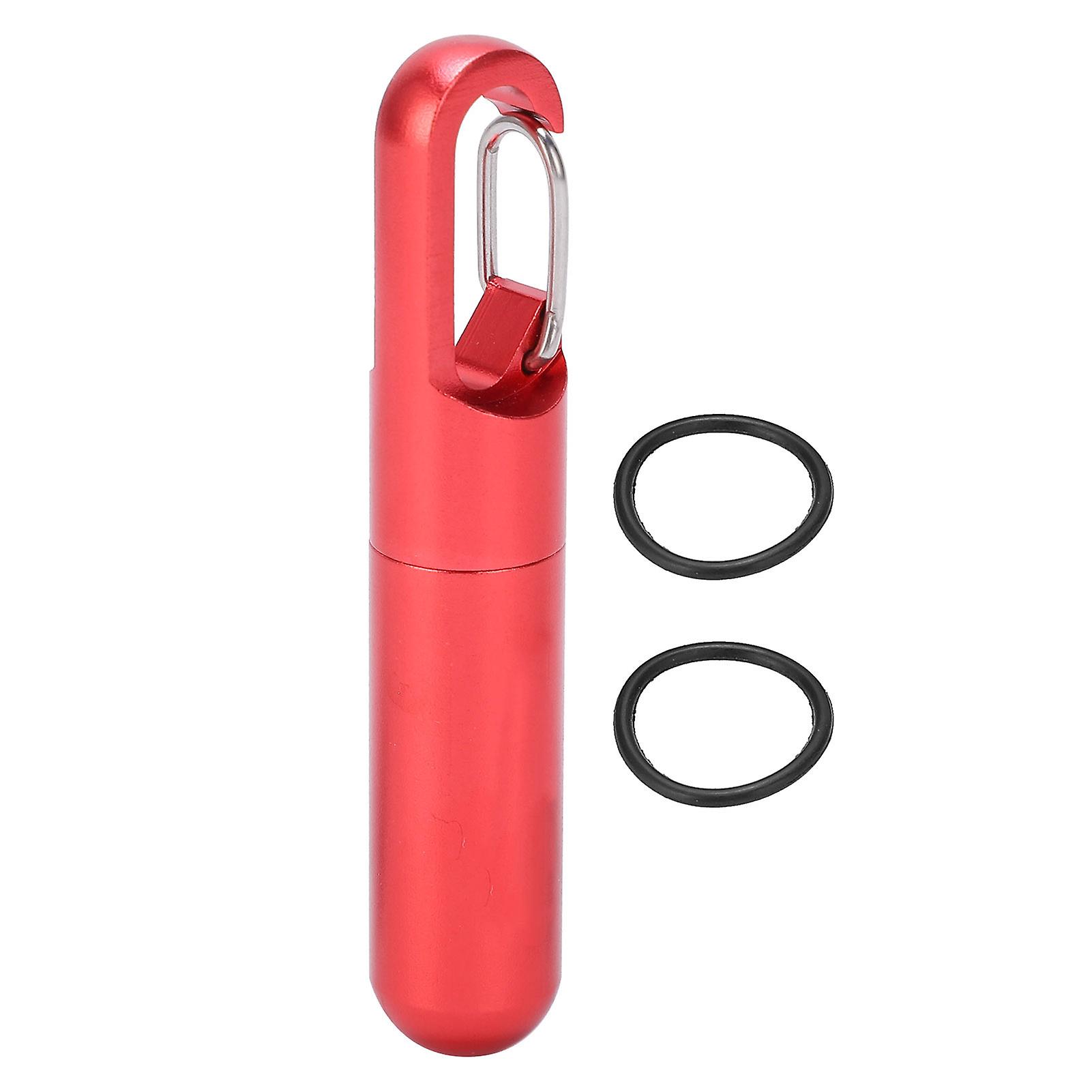Multifunction Tiny Cutting Tool Mini Capsule Knife Portable EDC Key Ring Pendant Compact Lightweight Red