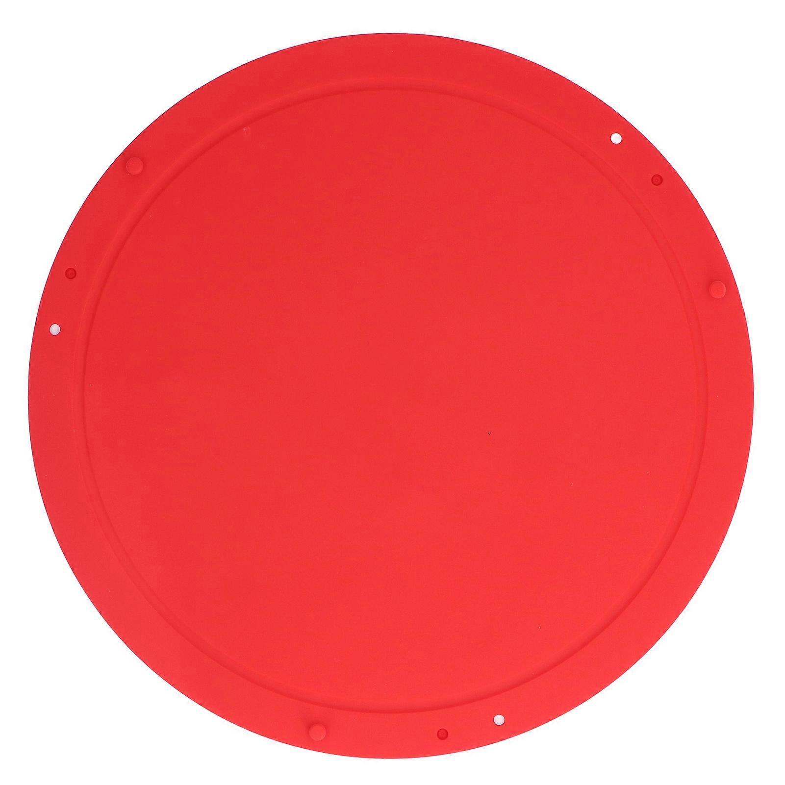 Versatile Round Silicone Cutting Board for Kitchen and Picnic Use