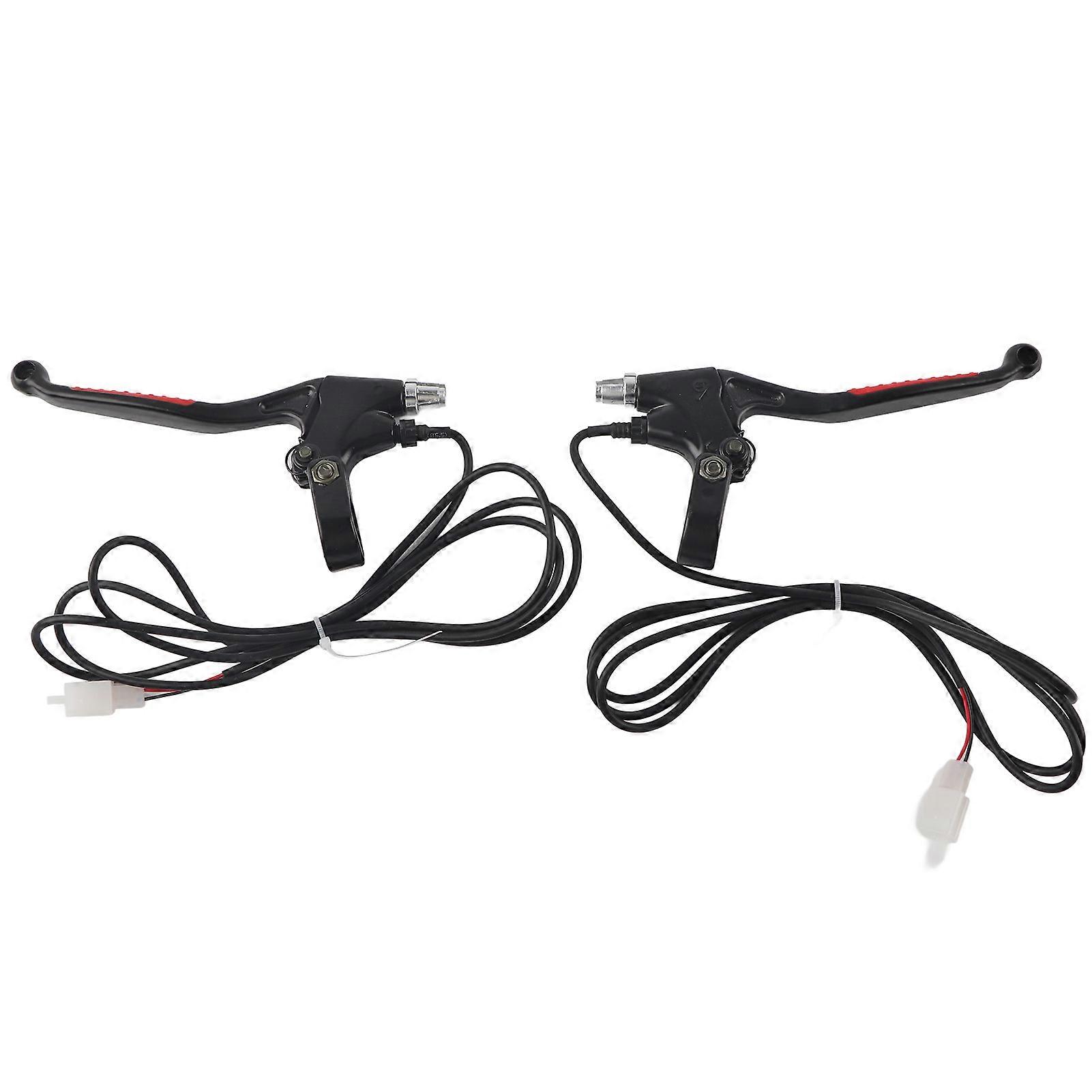 2pcs Aluminum Bicycle Brake Lever Electric Brake Handle for Electric Bikes and Scooters