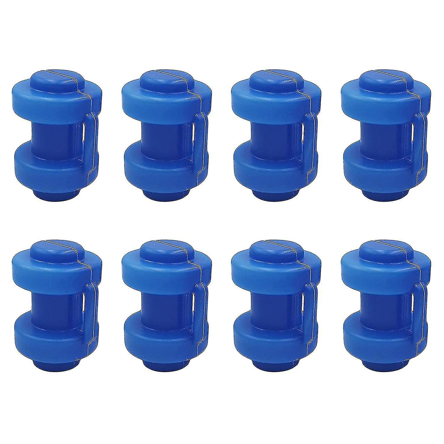 8pcs Trampoline Enclosure Pole Cap Plastic Trampoline Pole Caps Replacement Mini Trampoline Leg Cap