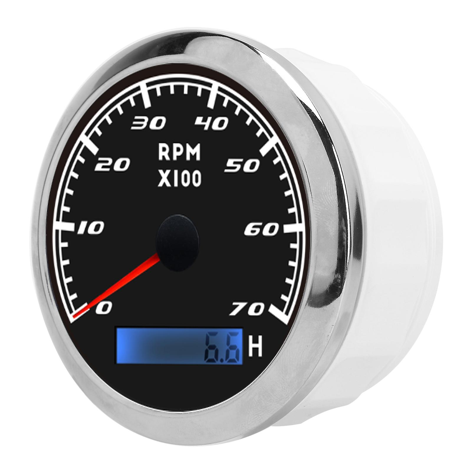 Pointer Tachometer Waterproof Marine Accessory Universal for Automobiles Boats Yacht RV 9?32V DC