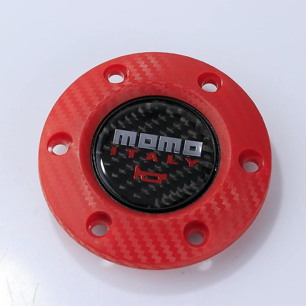 jdm Ιταλία momo Carbon Fiber αυτοκίνητο κόρνα κουμπί σπορ τιμόνι κεντρικό καπάκι για καθολική ~ 34756