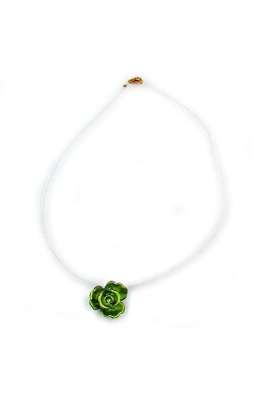 Necklace Green Rose - Gl07046