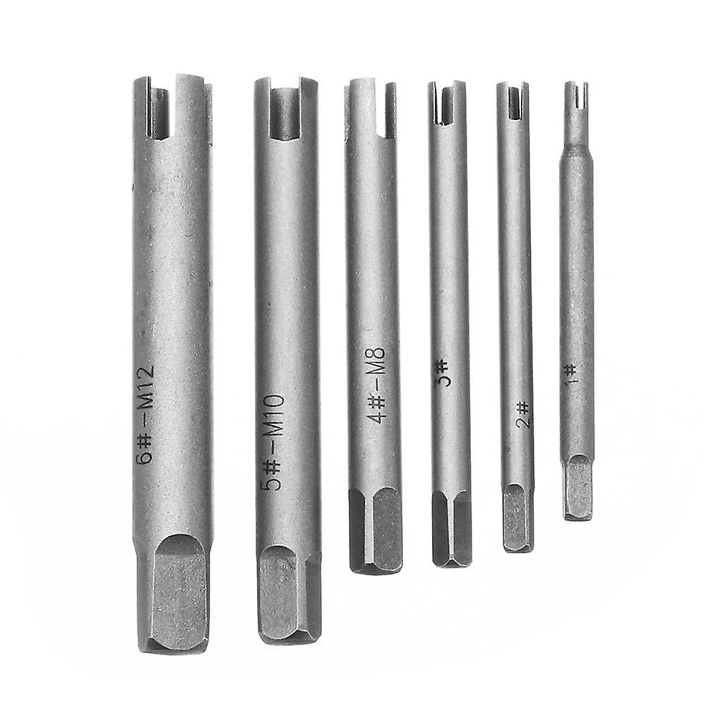 6Pcs M4-m12 Damaged Screw Extractor Alloy Screw Bolt Remover