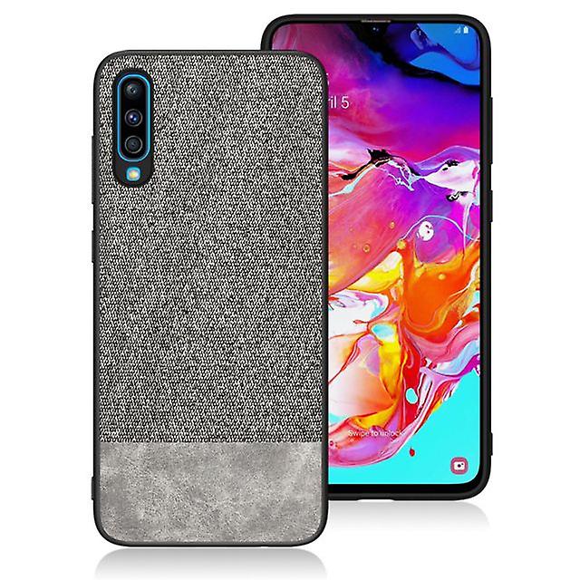 Samsung Galaxy A20S Canvas Shell Case - Gray