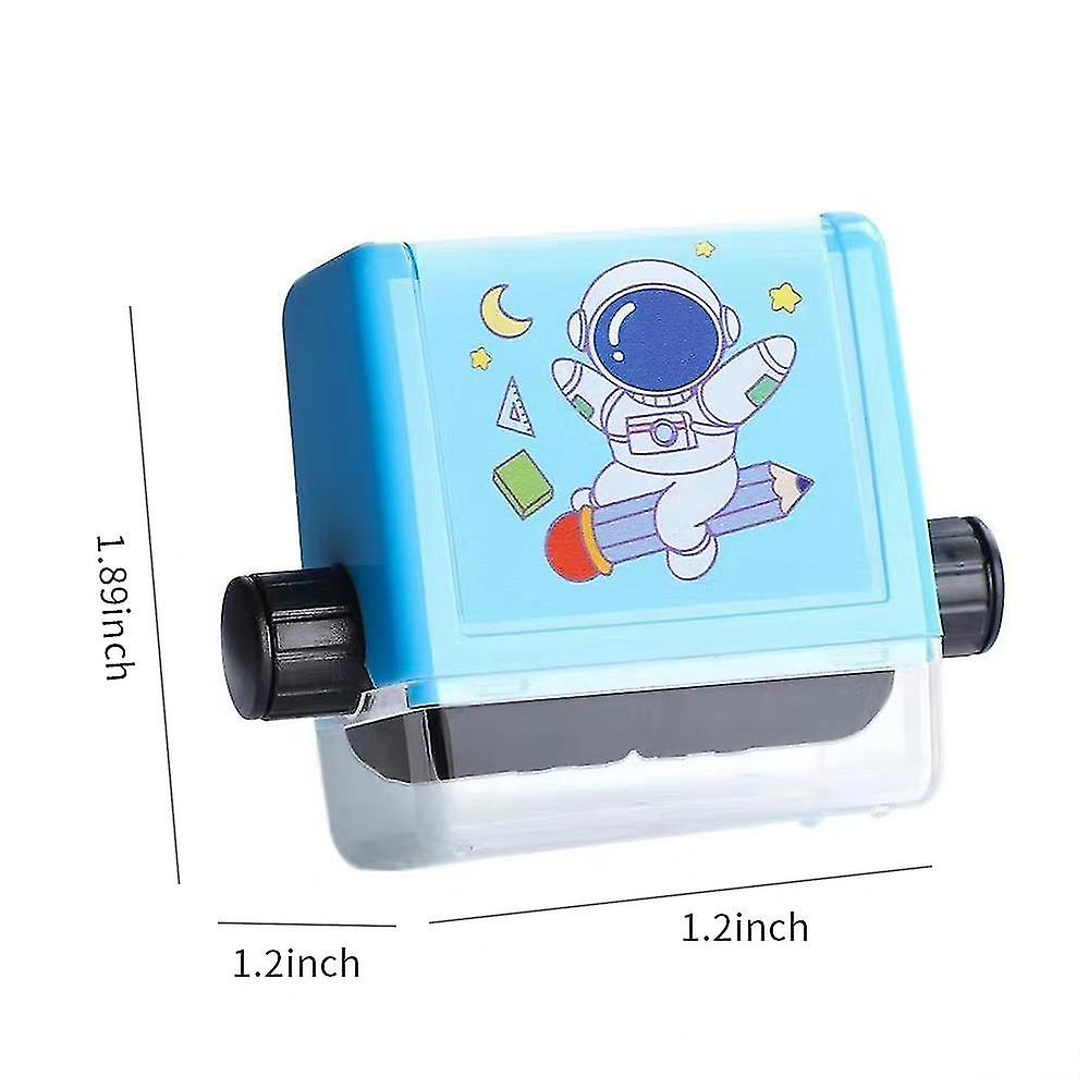 2pcs / set Portable Smart Roller Digital Teaching Stamp Addition et Subtraction Math Practice Questions avec huile d’impression