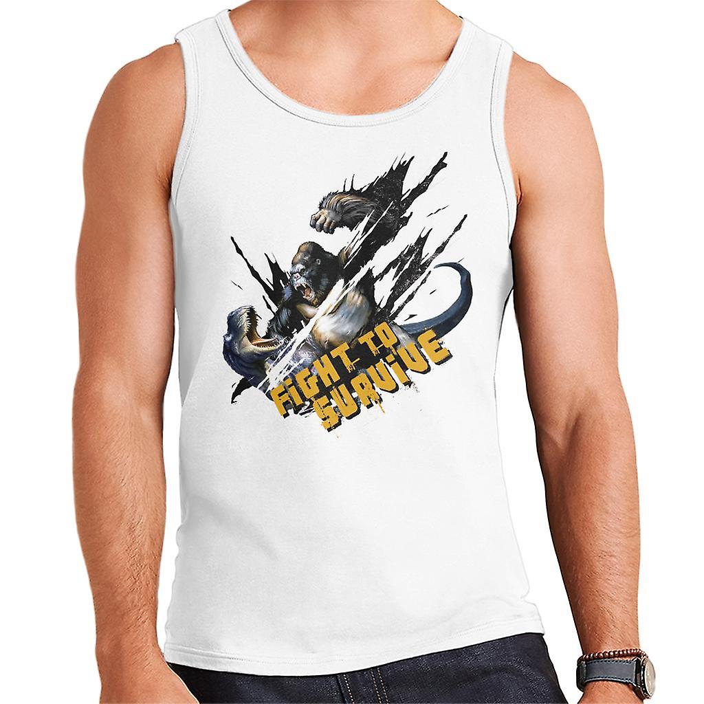 King Kong Vs T Rex Fight To Survive Men's Vest
