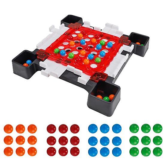 1 Set Ball Elimination Board Game with 36 Colorful Beads Color Recognition Focus Logic Thinking Training 2 Player Strategy Game Educational Ball Toy