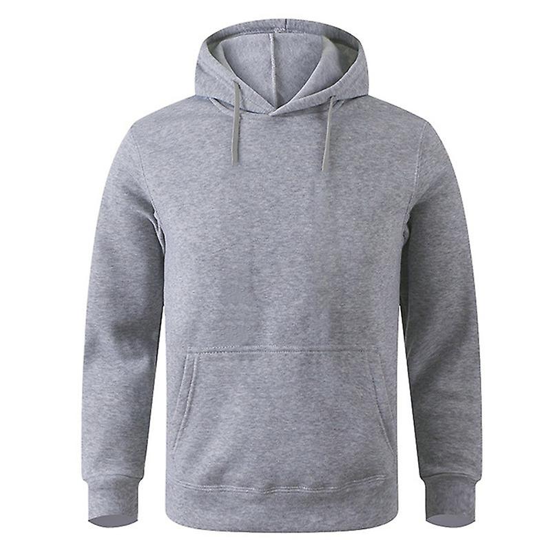Unisex Erwachsene Herren Basic Plain Hoodie Pullover Pullover Sweatshirt Thermal