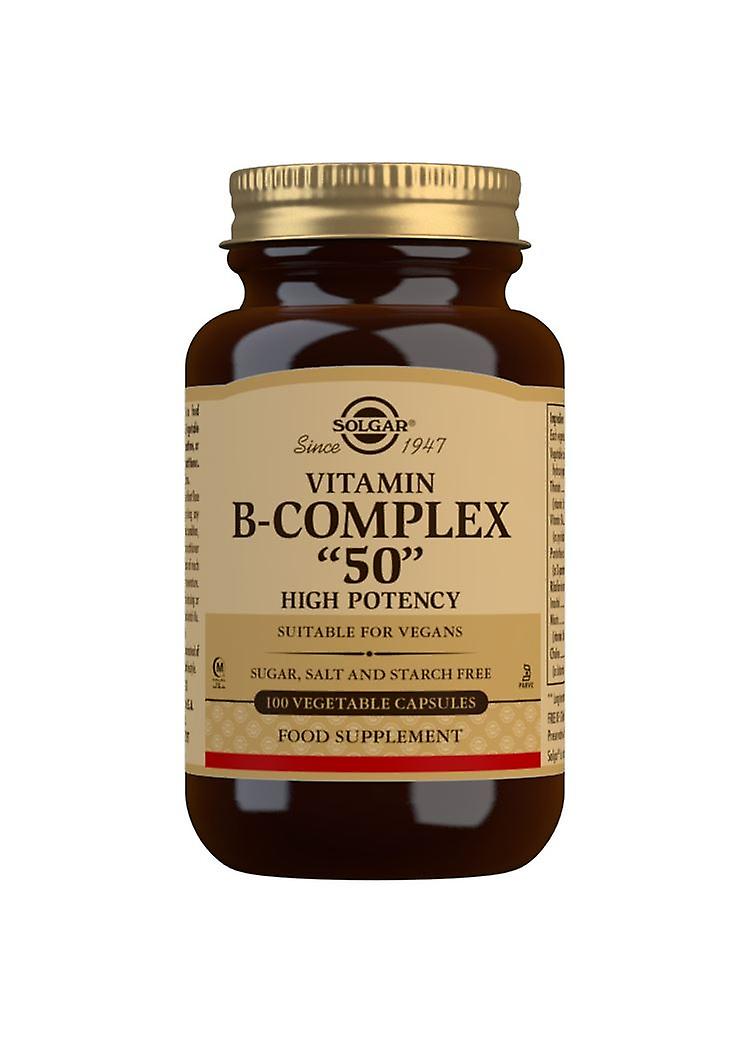 Solgar Vitamin B-Complex "50" High Potency - 100 Vegicaps