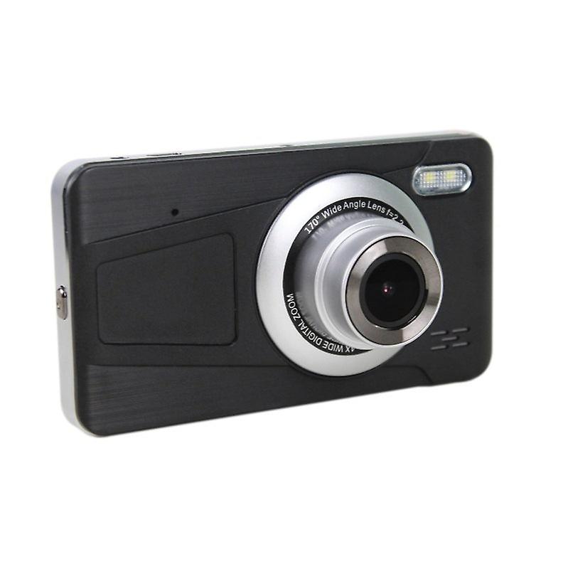 Car Dvr Hd 4 Inch Dual Lens Image 1080p Hidden Wide Angle Driving Recorder Dash Cam Ips Dual Lens Support Reversing Dual Cam