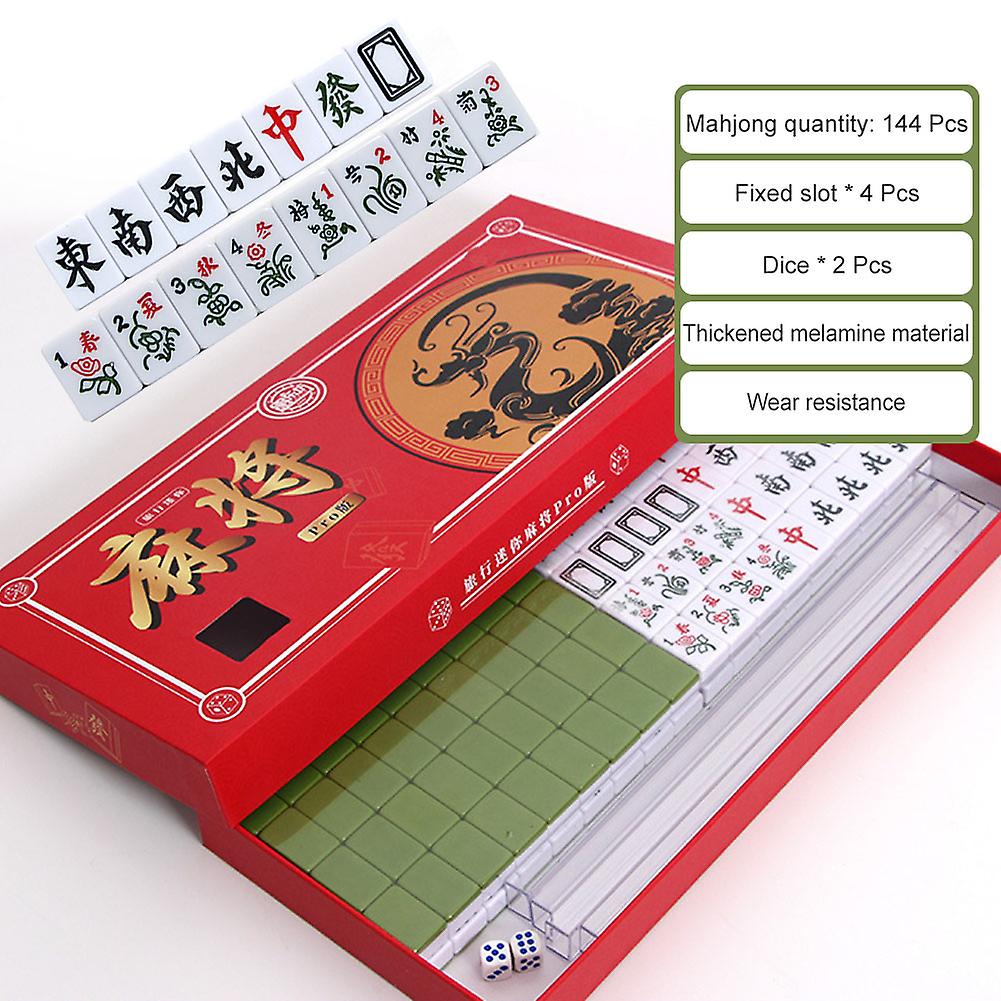 Simple Mini Mahjong with Storage Box Logical Thinking Exercise Game Novelty Birthday Gift