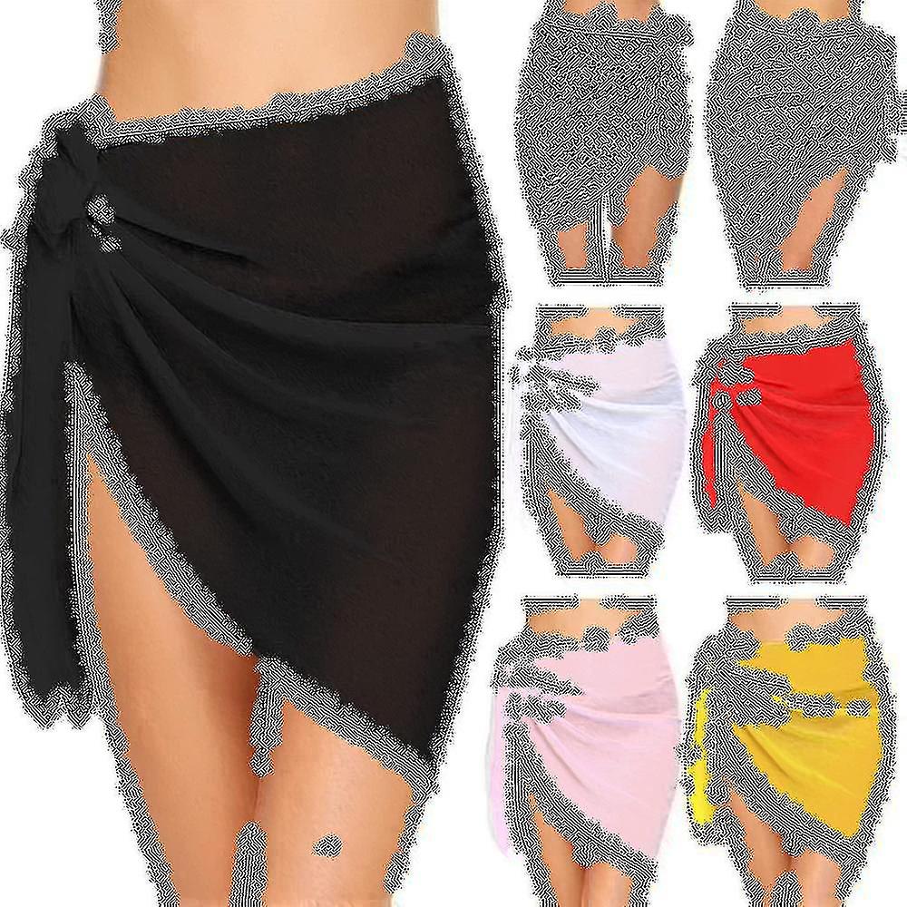 Mycoco Women's Short Sarong | Beach Wrap Bikini Cover Up | Adjustable Tie & Quick-Dry