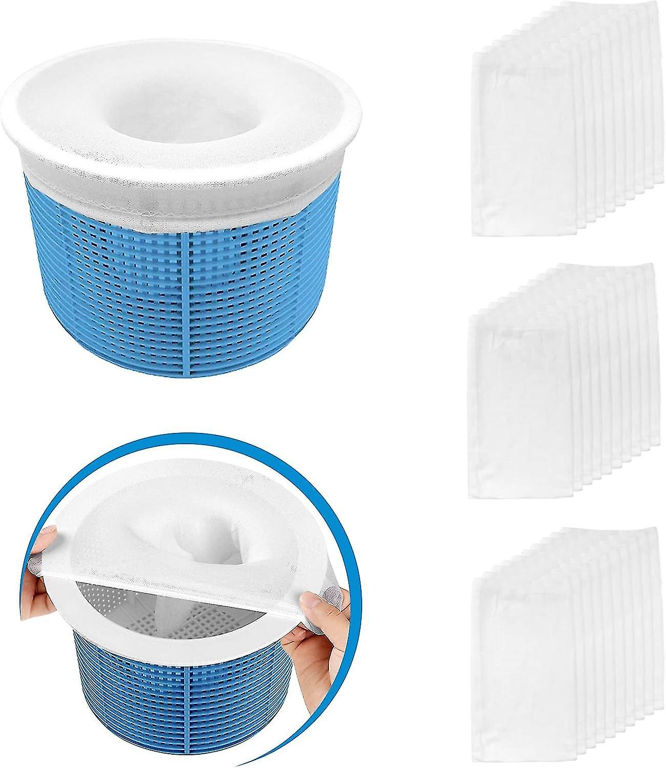30 stück Pool Skimmer Socken, Perfekte Filter Savers Pool Skimmer Socken für Filter Skimmer Korb, Ul
