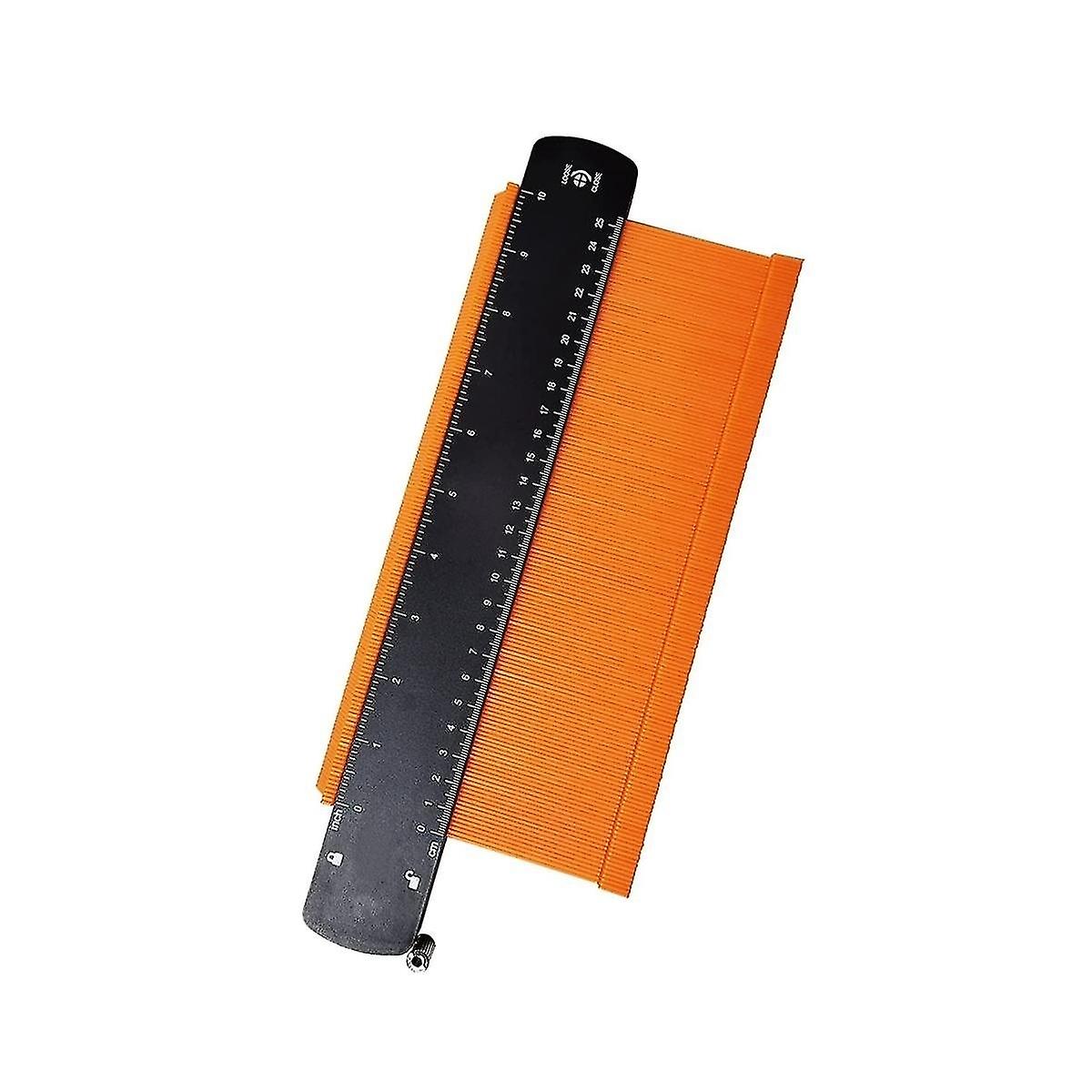 10" Super Gauge Shape and Contour Tool, Locking Contour Gauge Tool, Shape Dual Measurement Tool