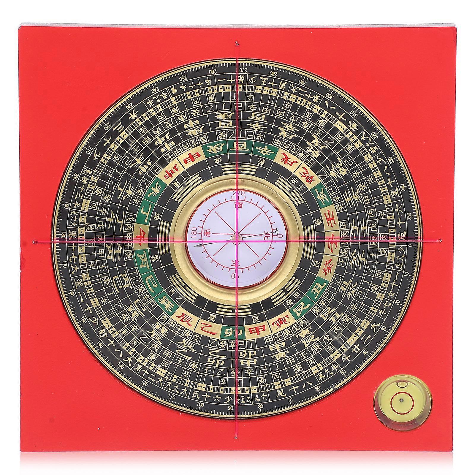 Chinese Traditional Compass Retro Luo Pan Compass Taoist Ancient Compass Accessory