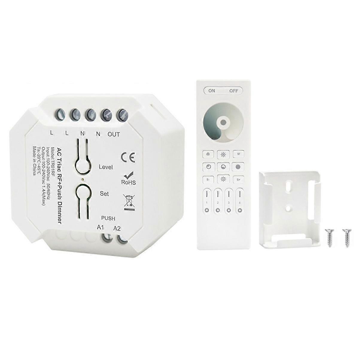2.4G RF Triac Dimmer LED Controller Smart Dimmer Unterstützung Smart APP RF Fernbedienung AC100V-240V C