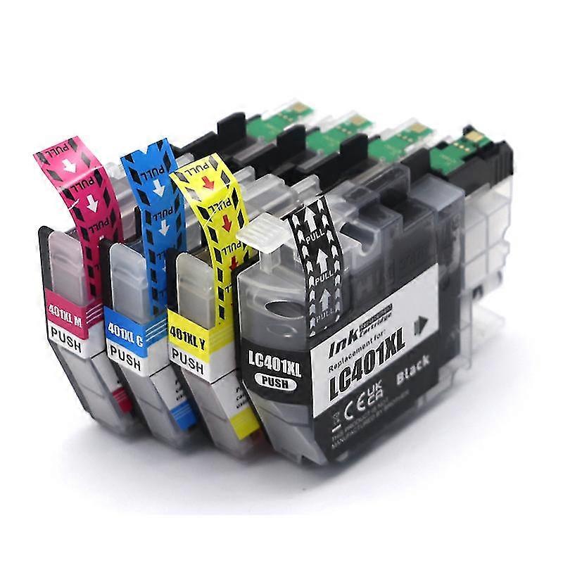 hg 1set LC401 Ink Cartridge compatible for MFC-J1010DW MFC-J1012DW MFC-J1170DW Printer cartridge  New LC401XL Brother Ink Cartridge