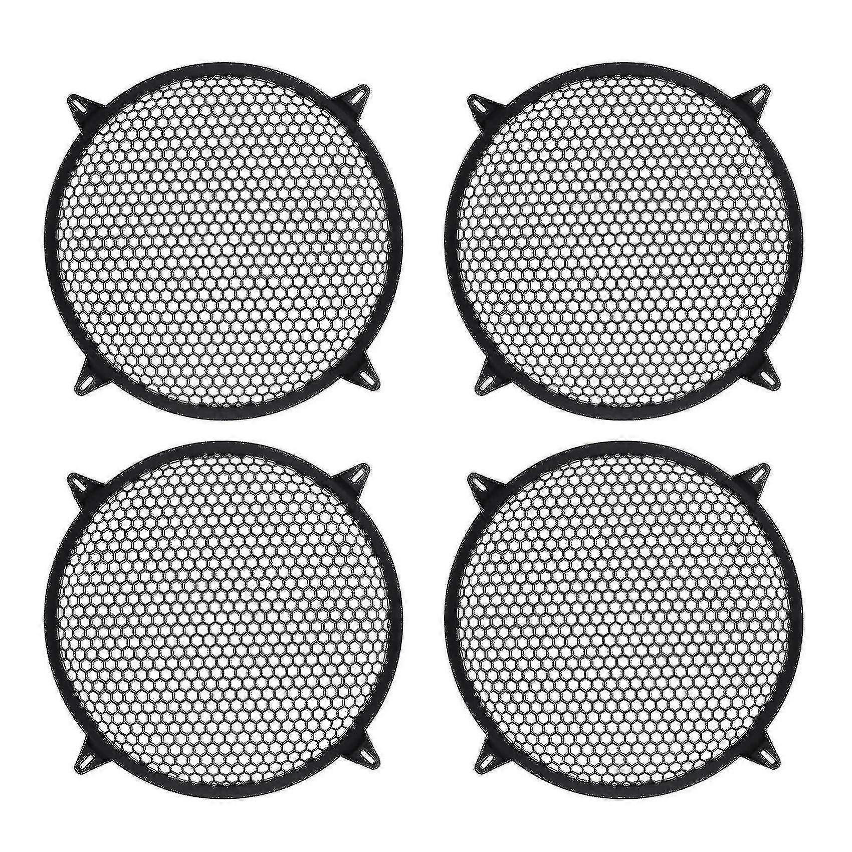 4x Subwoofer Grid Auto Lautsprecher Verstärker Grill Abdeckung Mesh - 10 Zoll