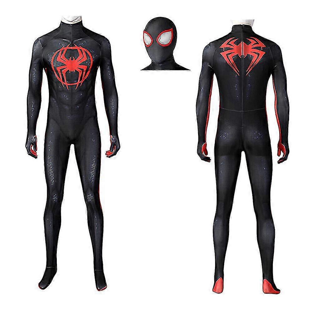 スパイダーマンマイルズモラレスジャンプスーツスーツコスプレコスチューム
