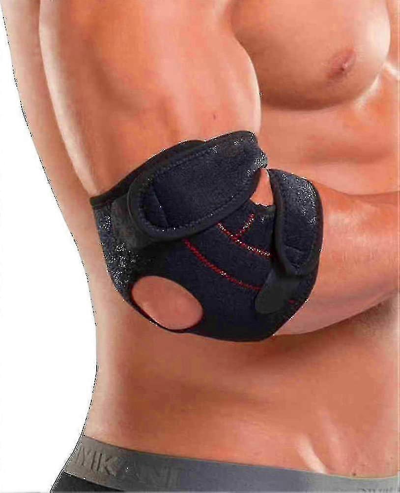 Tennis Golfer Elbow Support For Elbow Protector Elbow Brace Arm Guard Wrap - Lightweight And Adjustable - Elbow Arm Hook And Loop Strap Good For Elbow
