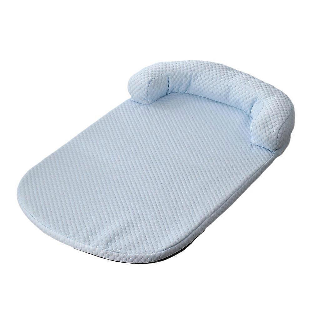 Removeable Dog Cat Ice Cooling Mat Self Cooling Fabric Pet Summer Sleeping Bed Washable Cooling Sofa for Dogs Cats B L