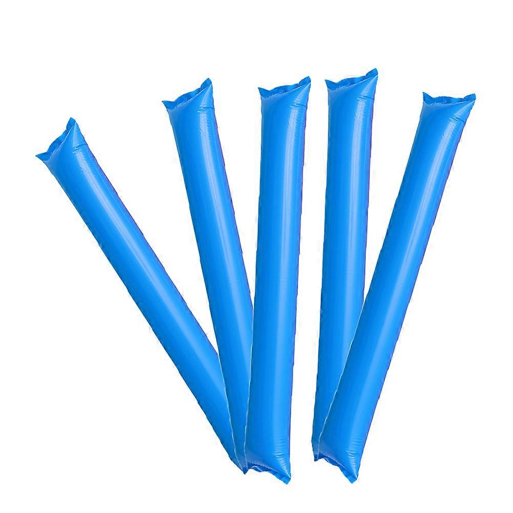 60pcs Thicken Inflatable Sticks Concert Noisemaker Cheering Sticks Birthday Wedding Party Boom Wand Sporting Events Bar Party Favors (Blue)