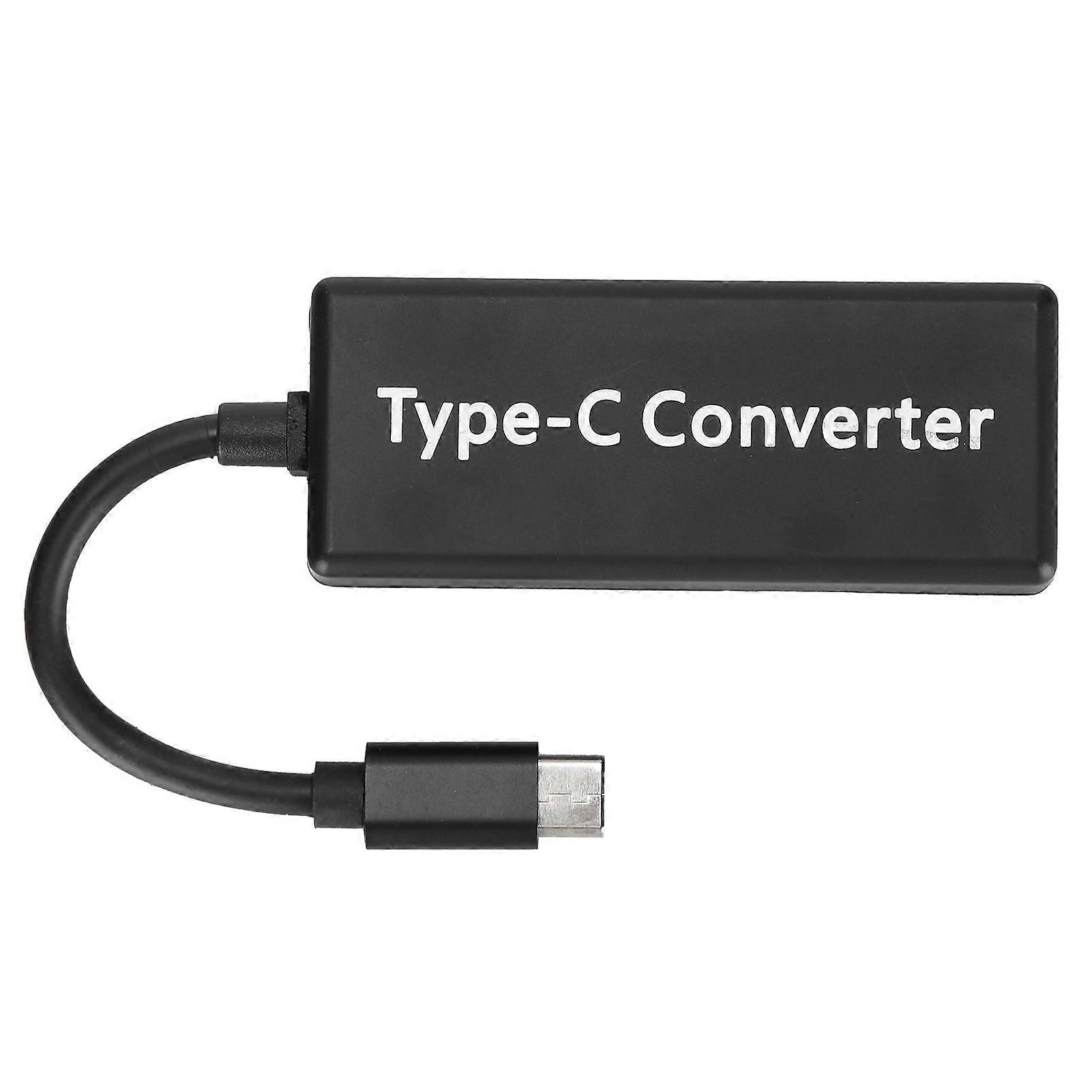 Adapter for MagSafe 2/1 to TypeC Converter for MacBook Switch Game Consoles Mobile Phones Notebooks(Black )