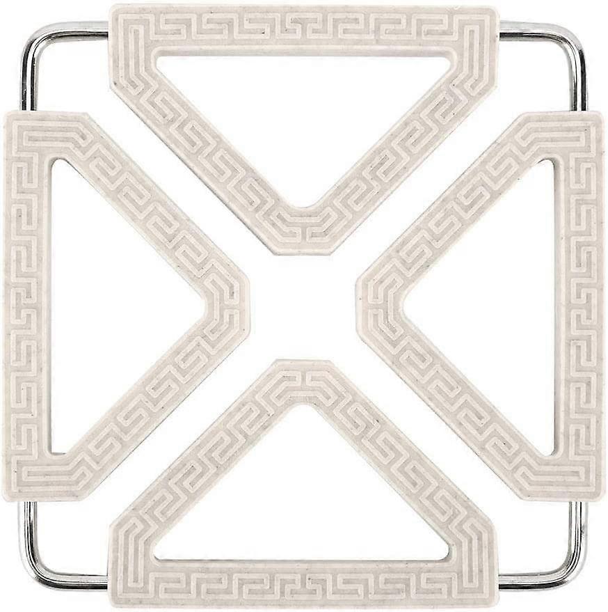 Bakplaat Uitschuifbare, Resistente Opvouwbare Placemats Mat - wit