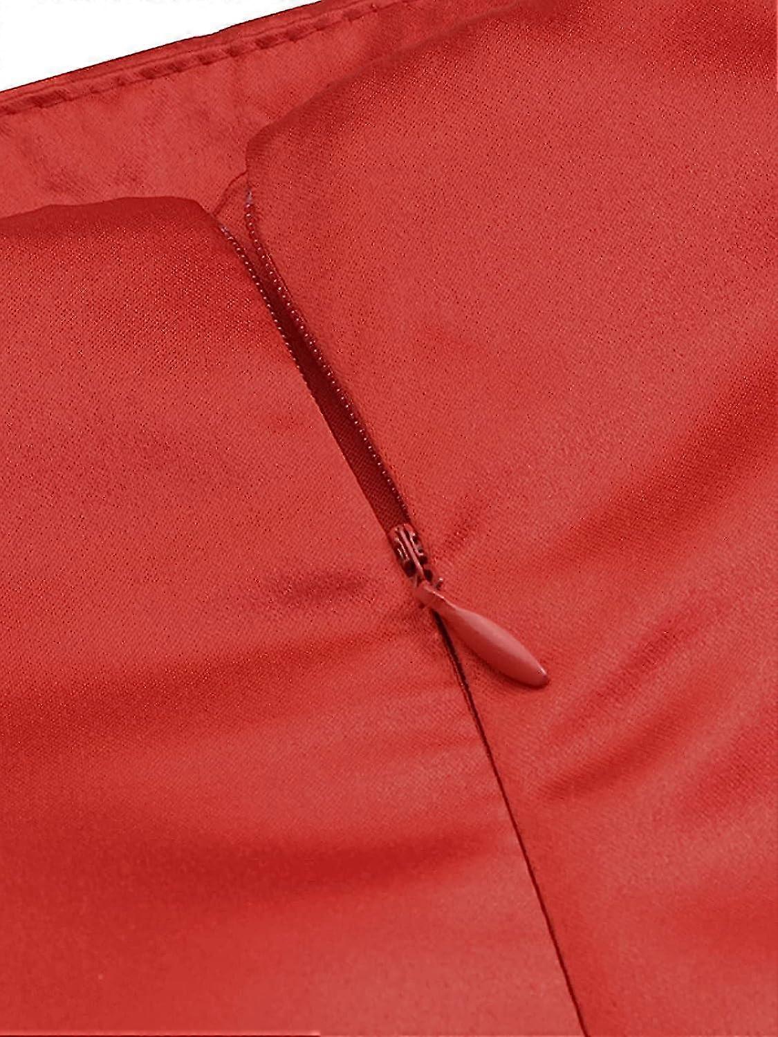Elegant High Waisted Satin Satin Long Skirt