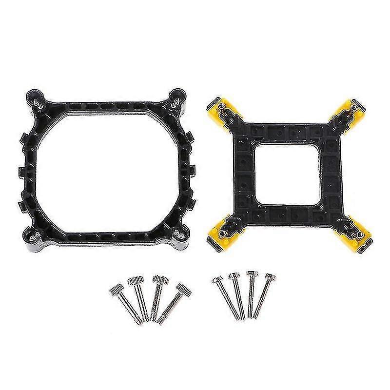 Pc Cpu Heatsink Mounting Bracket Holder Base Backplate Kit For Intel 115x/1366/2011-Useful