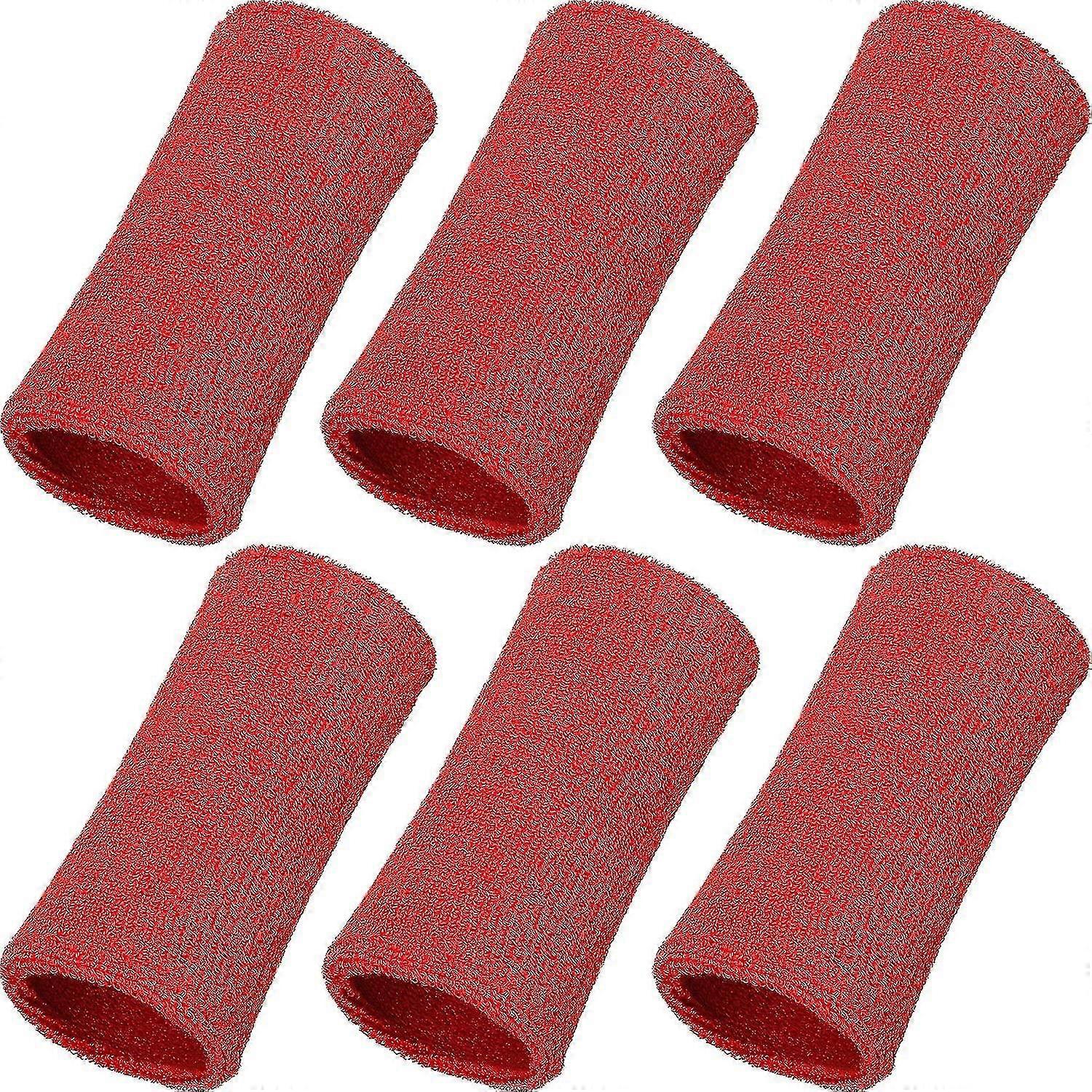 Pulseiras esportivas elásticas de 6 polegadas para suor no pulso, para esportes