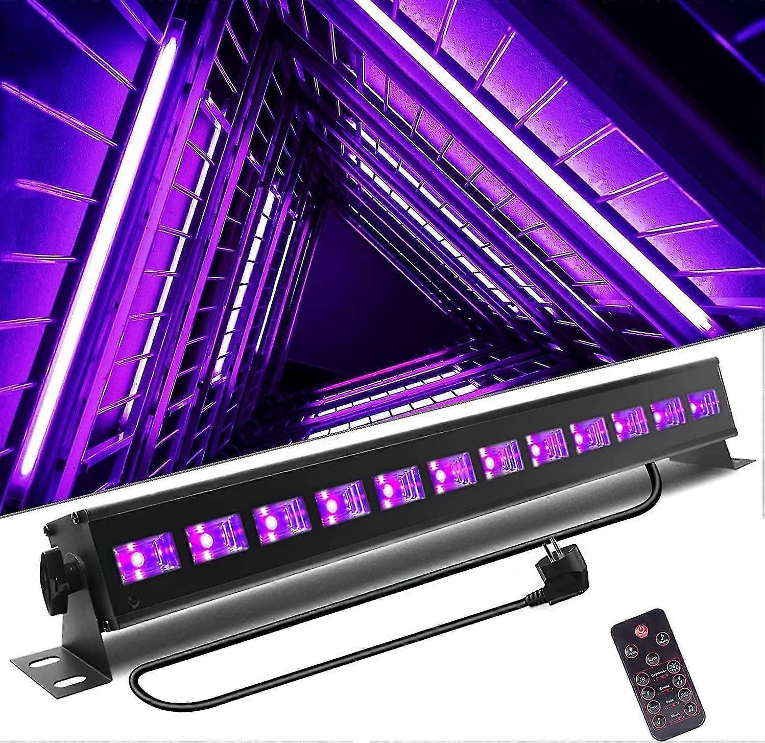 36w Led Uv Light Tube Portable Stage Light Dmx512 Blacklight With Remote Control Party Light Disco Light For Pub, Bar