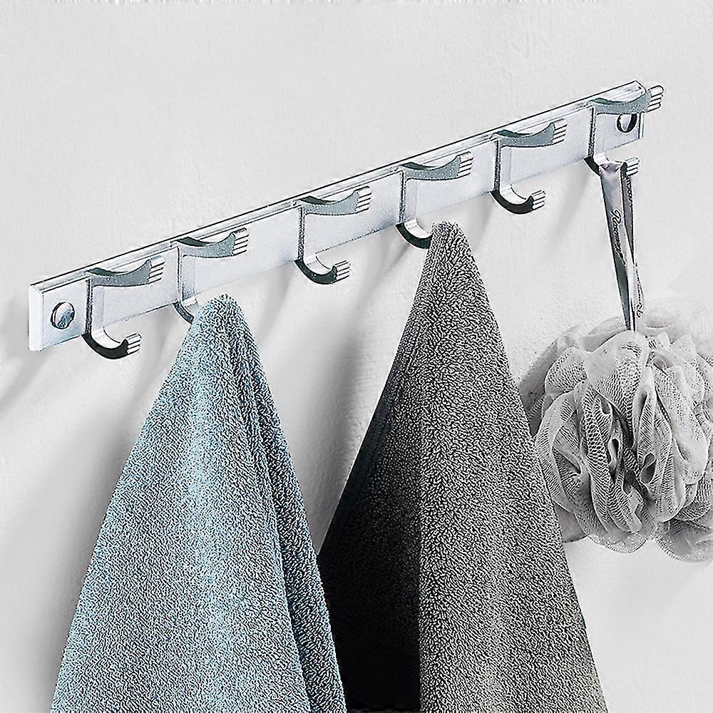 Space Aluminum Bathroom Towel Hook Storage Rack